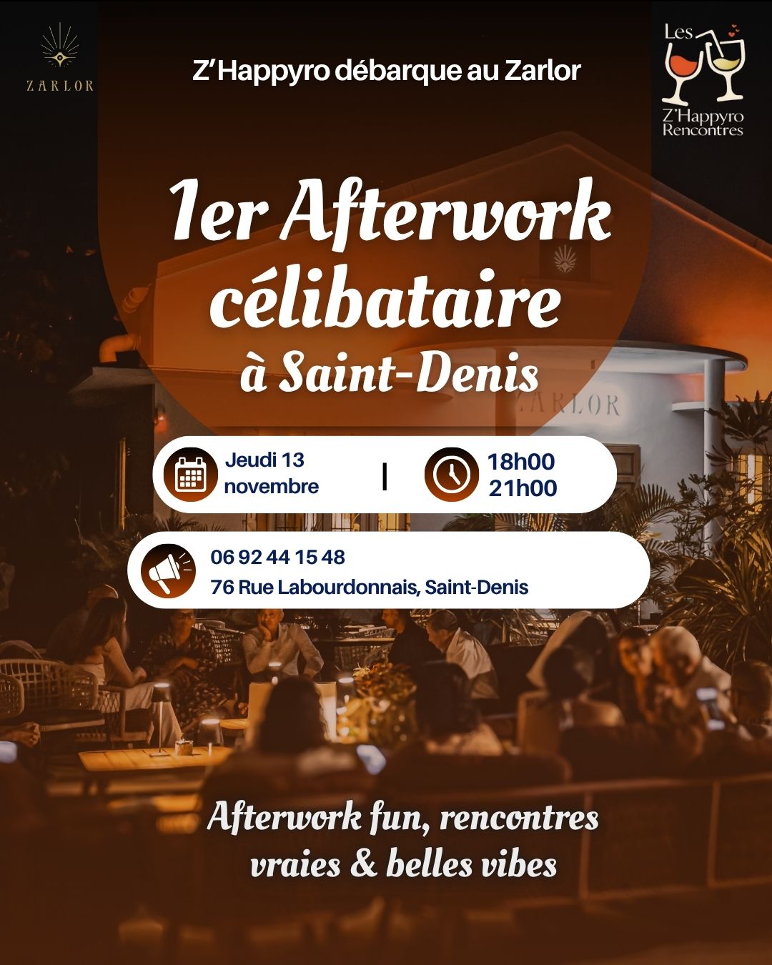 Afterwork Célibataire affiche